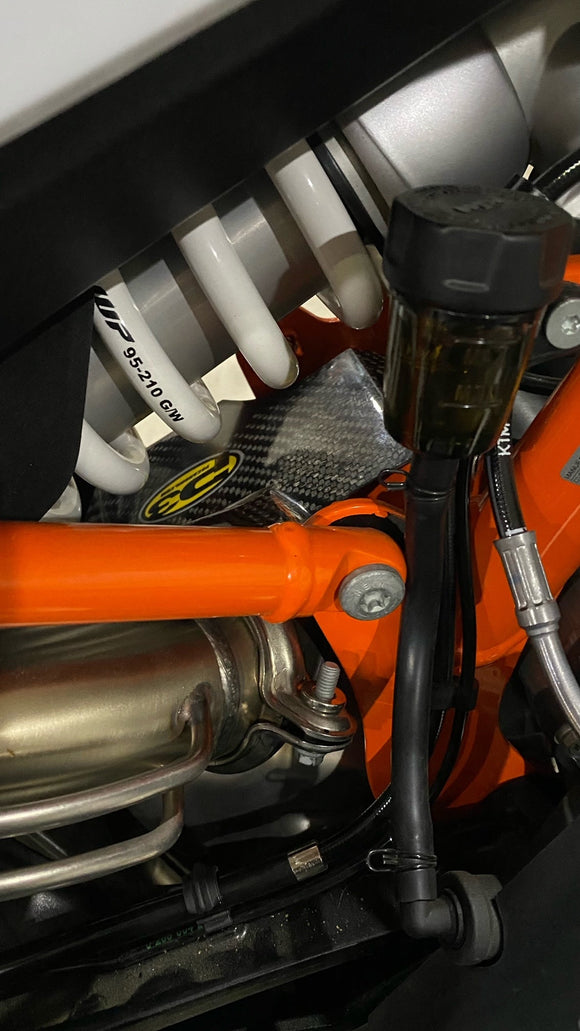 P3 Carbon Shock Heat Shield | KTM 790 & 890 (All Models) 2019 - 2023 | Husqvarna Norden 901 2022 - 2023 (See Fitment Chart)