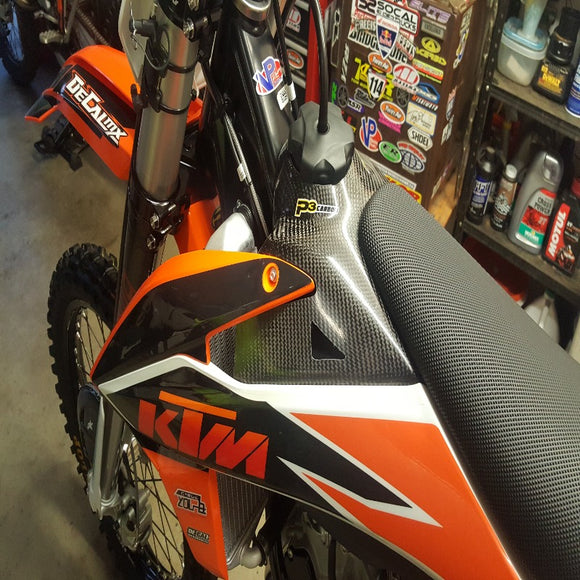 P3 Carbon Upper Fuel Tank Cover KTM | 2019-2023 (See Fitment Chart)
