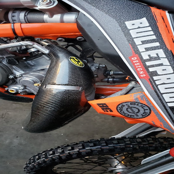 P3 Carbon Pipe Guard KTM SX/XC 85 | HUSQ TC 85 2018 - 2024 | GasGas MC 85 2021 - 2024