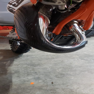 P3 Carbon Pipe Guard KTM SX/XC 85 | HUSQ TC 85 2018-2024 | GasGas MC 85 2021-2024