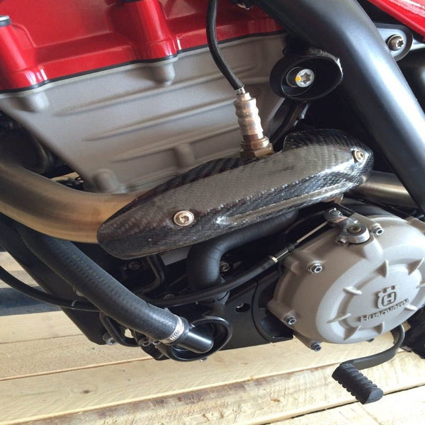 P3 Carbon Heat Shield Husqvarna TR650 Terra/Strada | 2013-2014