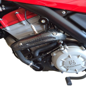 P3 Carbon Heat Shield Husqvarna TR650 Terra/Strada | 2013-2014