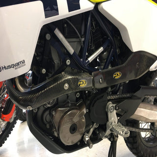 P3 Carbon Heat Shield Husqvarna 701 Enduro/Supermoto | 2016-2023 (Boot Guard: Go To Product 203083)
