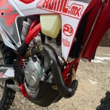 P3 Carbon Heat Shield MAXCoverage: GasGas EX/EC/MC 250F | 2021-2023 - 0