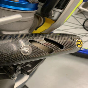 P3 Carbon Heat Shield Sherco Trials Bikes 125/250/300 | 2015-2023 (See Fitment Chart) - 0