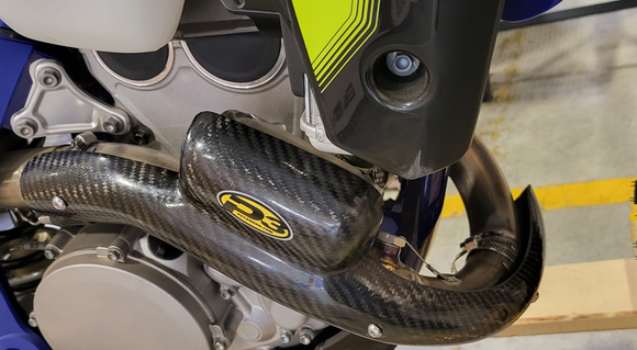 P3 Carbon Heat Shield Stock | Akrapovic: Sherco 250 & 300 SEF Factory | 2021 - 2024