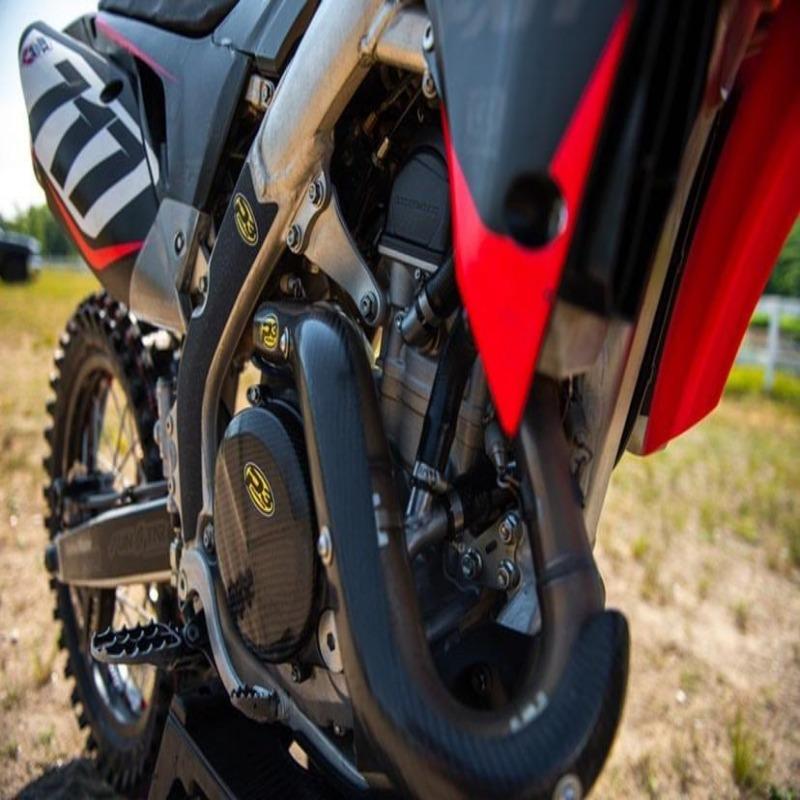 P3 Carbon Heat Shield Yoshimura: Honda MAXCoverage CRF450R P3 Carbon Heat Shield Yoshimura: Honda MAXCoverage CRF450R
