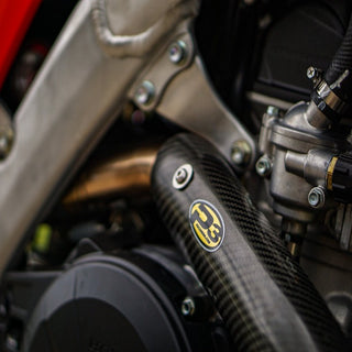 P3 Carbon Heat Shield Yoshimura: Honda MAXCoverage CRF450X/450RL | 2019-2023