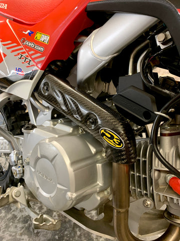 P3 Carbon Heat Shield | Honda CRF110 Yoshimura & ProCircuit | 2019 - 2026