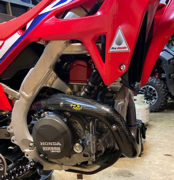 P3 Carbon Heat Shield Honda Yoshimura MAXCoverage |  CRF450R/450RX |  2021-2023
