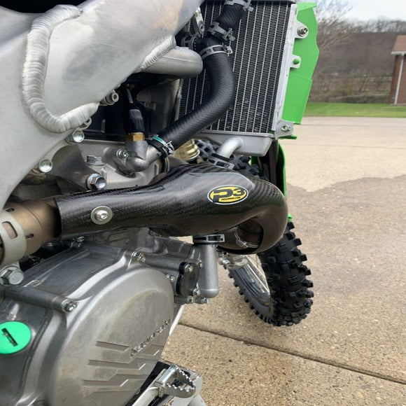 P3 Carbon Heat Shield Kawasaki KX450 (F/X) | 2019 - 2023 MAXCoverage