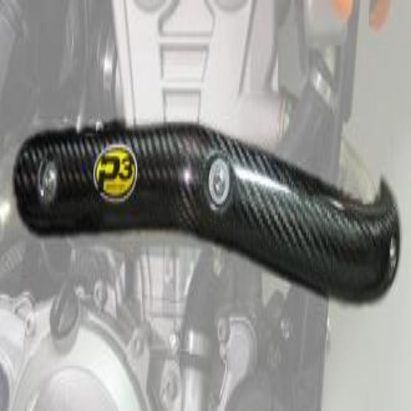 P3 Carbon Heat Shield DR D: Yamaha WR250F/YZ250F | 2004-2010