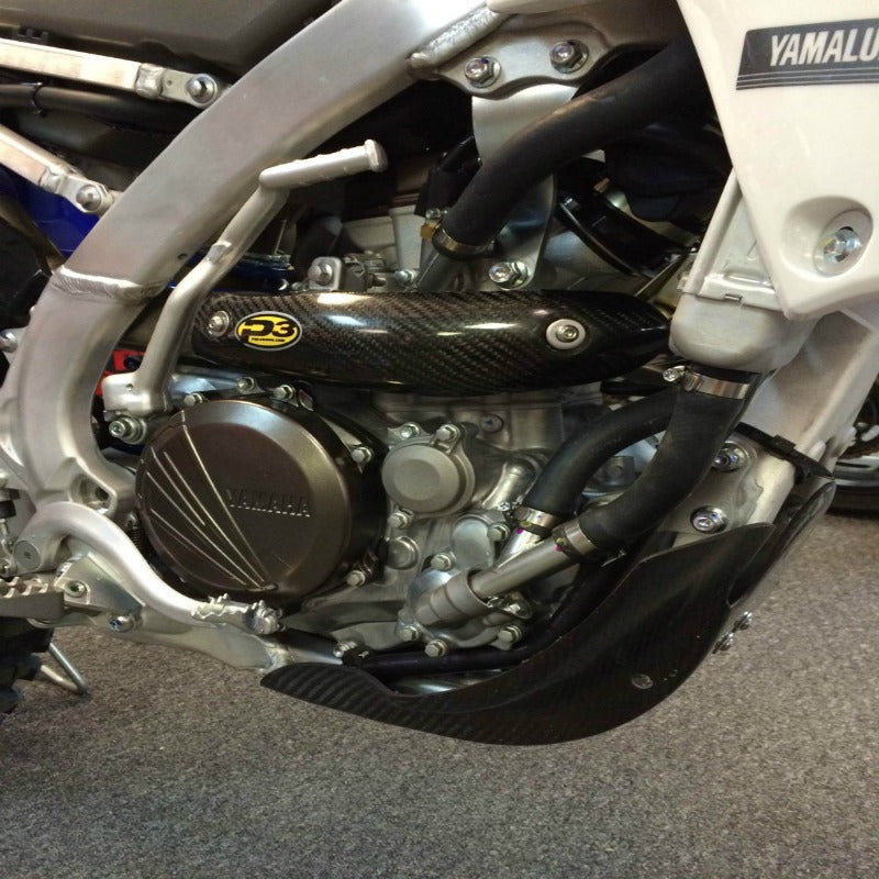 P3 Carbon Heat Shield Yamaha YZ250/450 F/FX/WR | 2014 - 2024 2-Piece