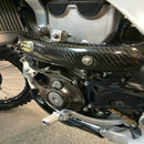 P3 Carbon Heat Shield Yamaha / Fantic YZ250/450 F/FX/WR (Stock / FMF / Yoshi) | 2014 - 2026 2-Piece (See Fitment Chart)-2