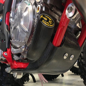 P3 Carbon Skid Plate KTM 125/150 SX 2016-2022 | KTM 125/150 XC-W/TPI 2016-2023 | GasGas MC125 2021-2023