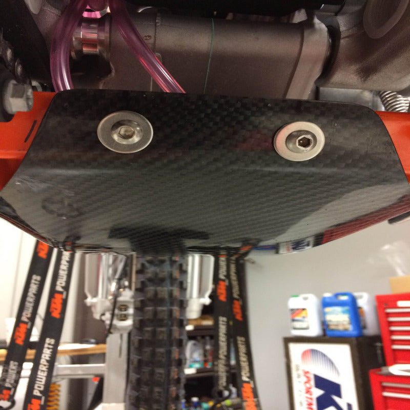 P3 Carbon Skid Plate | KTM Freeride 250R | 2014-2016 - 0