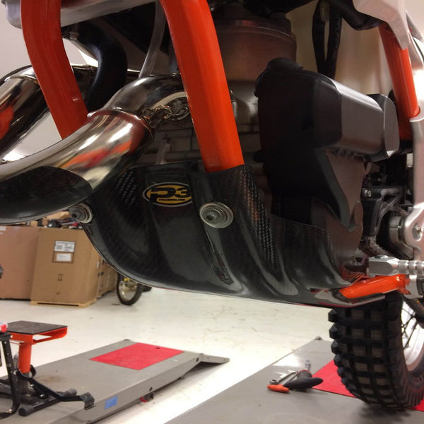 P3 Carbon Skid Plate | KTM Freeride 250R | 2014-2016