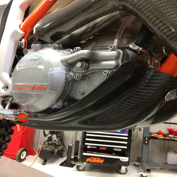 P3 Carbon Skid Plate | KTM Freeride 250R | 2014-2016