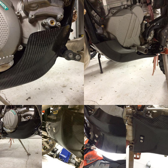 2021-2023 Gas-Gas EX300 Carbon Fiber Skid Plate Made in the USA 2021-2023 Gas-Gas EX300 Carbon Fiber Skid Plate Made in the USA