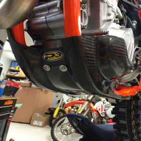 P3 Carbon Hybrid Skid Plate KTM 450 SX-F/XC-F | HUSQ 450 FC/FX 2016-2018 - 0