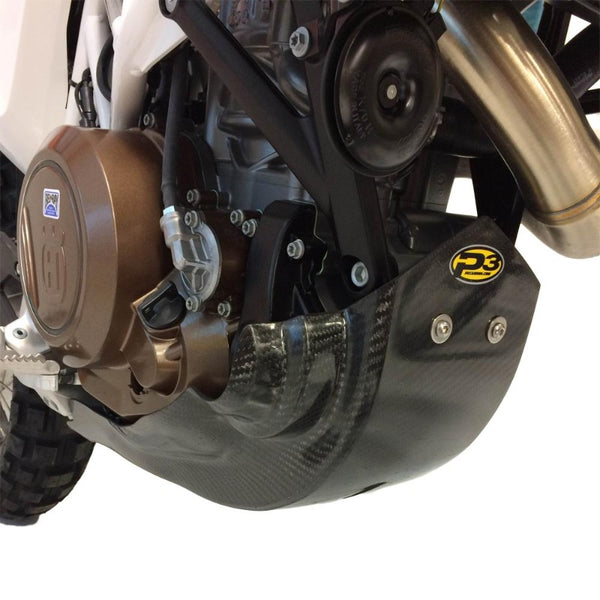 P3 Carbon Skid Plate  KTM 690 E/SMC 2008-2023 | HUSQ 701 E/SM 2016-2023 | GasGas 700 ES/SM 2023