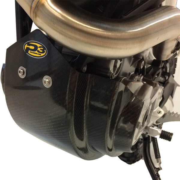 P3 Carbon Skid Plate  KTM 690 E/SMC 2008-2023 | HUSQ 701 E/SM 2016-2023 | GasGas 700 ES/SM 2023