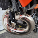 P3 Carbon Fiber Skid Plate KTM 250/300 | HUSQ 250/300 2023 - 2024 | GasGas 250/300 2024 (See Fitment Chart)| With Integrated Linkage Guard (See Product 301084 for No Linkage Guard)-6