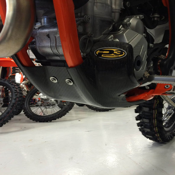 P3 Carbon Hybrid Skid Plate KTM/HUSQ  2015 (Factory Edition SX-F) | 2016-2018 250/350 SX-F/XC-F | FC/FX
