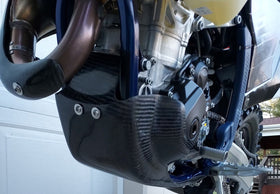 P3 Carbon Skid Plate KTM SX-F/XC-F/EXC-F/WX-F | HUSQ FC/FX/FE 250/350 | GasGas 250/350F | 2023 - 2024 (See Fitment Chart)  With Integrated Linkage Guard (See Product 301095 for No Linkage Guard) - 0