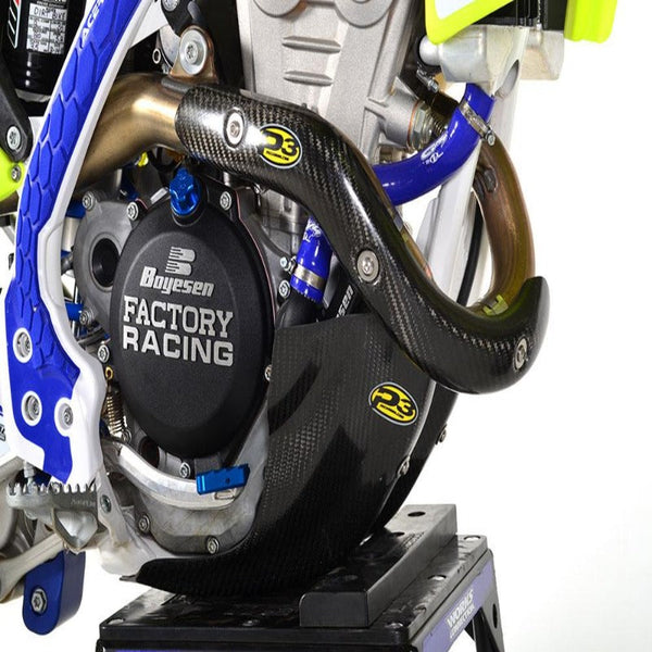 P3 Carbon Heat Shield KTM 350 EXC-F 2017-2019 | Husqvarna FE 350(350S) 2017-2019