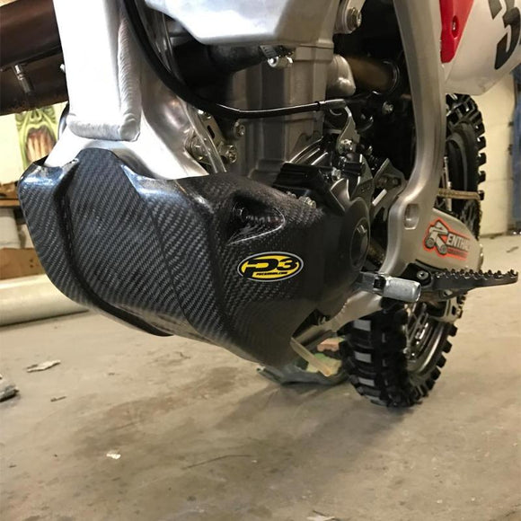 P3 Carbon Hybrid Skid PlateHonda CRF 250 RX 2019-2021 | CRF 450 RWE 2019 | CRF250R 2018-2021 | CRF450R 2017-2020 | CRF450RX 2017-2020