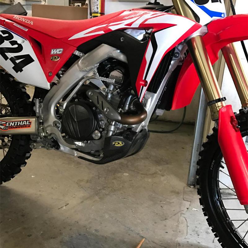 P3 Carbon Hybrid Skid PlateHonda CRF 250 RX 2019-2021 | CRF 450 RWE 20