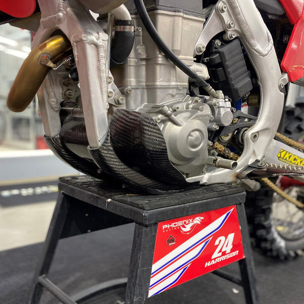 P3 Carbon Enduro Skid Plate | Honda CRF 400 & 450 R/RX/RWE | 2021 - 2024 (See Fitment Chart)