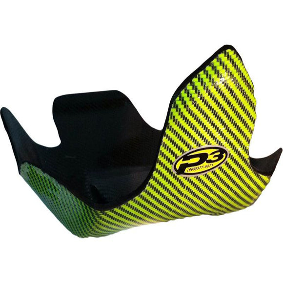 P3 Carbon Skid Plate Kawasaki KX250F | 2006-2008
