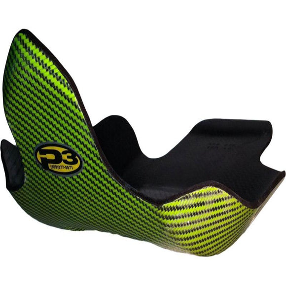 P3 Carbon Skid Plate Kawasaki KX450F | 2009-2015