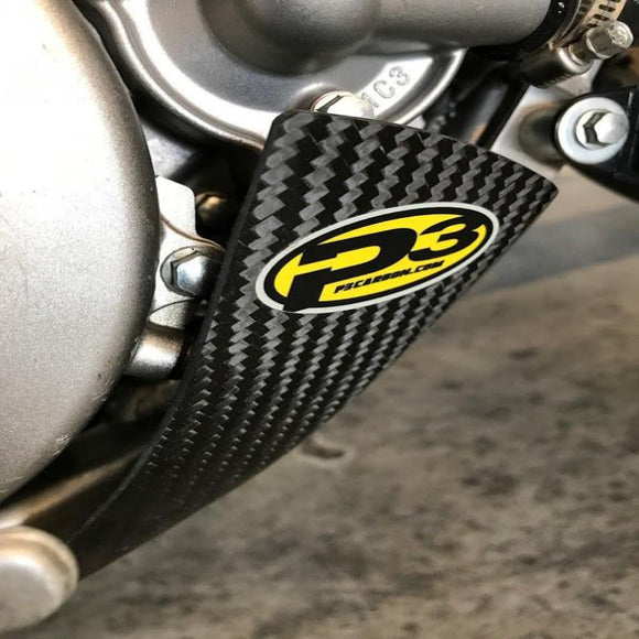 P3 Carbon Skid Plate Yamaha YZ125 2019 - 2026 | YZ125X 2020 - 2026