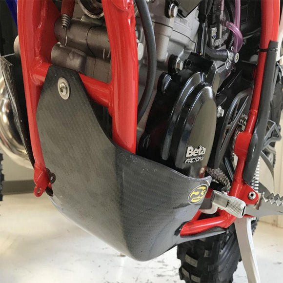P3 Carbon Skid Plate Beta 250 | 300 RR 2-Stroke Enduro & Enduro Racing 2018-2019