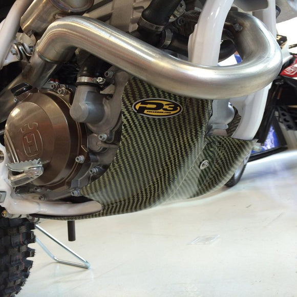 P3 Carbon Factory Replica Skid Plate KTM//HUSA/HUSQ 250/350 | 2011-2016