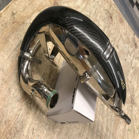 P3 Carbon Pipe Guard HUSQ TE 150 2011-2014 STOCK | HUSQ TC 125 2019-2022 FMF | KTM 125/150 SX/XC 2019-2022 FMF | GasGas MC125 2021 - 2023 FMF - 0
