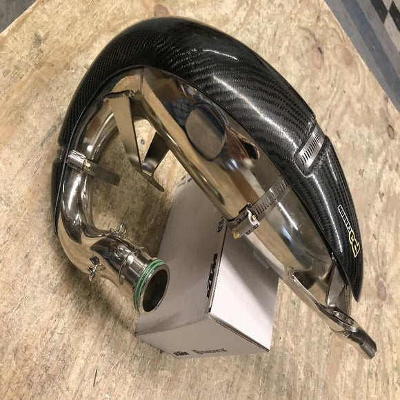 P3 Carbon Pipe Guard HUSQ TE 150 2011-2014 STOCK | HUSQ TC 125 2019-2022 FMF | KTM 125/150 SX/XC 2019-2022 FMF | GasGas MC125 2021 - 2023 FMF