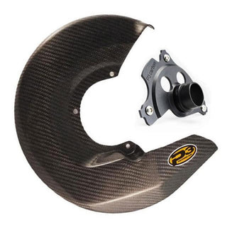 P3 Carbon Front Brake Disc Guard Kit KTM/HUSQ/GasGas 85 SX/TC/MC | 2013 - 2024 (See Fitment Chart)