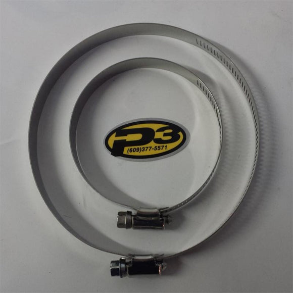 P3 Carbon Pipe Guard Hose Clamp Hardware Kit