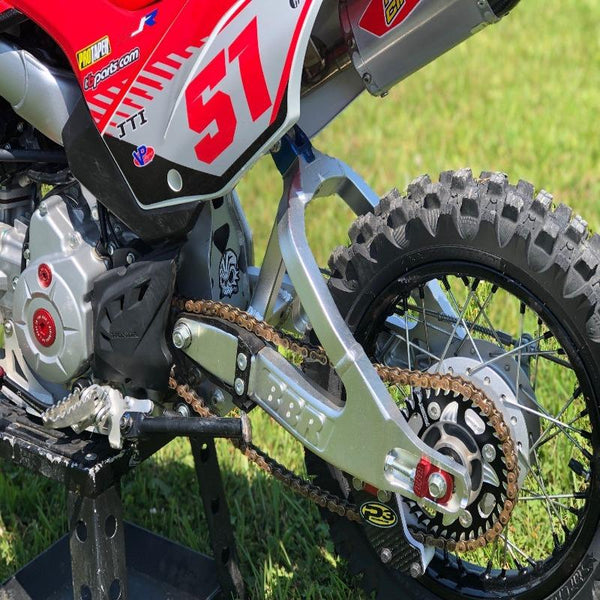 P3 Carbon Chain Guide | Honda CRF110 OEM Stock / BBR Superstock Swingarm | 2013-2023 (Any Other BBR Swingarms Use Product 701006)