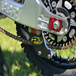 P3 Carbon Chain Guide | Honda CRF110 OEM Stock / BBR Superstock Swingarm | 2013-2023 (Any Other BBR Swingarms Use Product 701006)