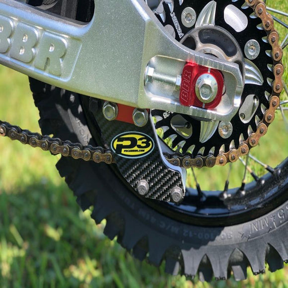 P3 Carbon Chain Guide | Honda CRF110 & KLX/TTR 110 BBR Swingarm | 2013 - 2026 (See Description For All Fitment)
