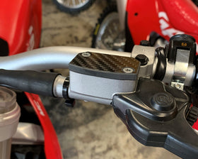 P3 Carbon KTM / GasGas Clutch Reservoir Caps | 2017 - 2026 (See Fitment Chart)