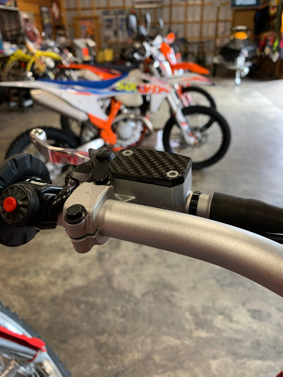 P3 Carbon KTM / GasGas Clutch Reservoir Caps | 2017 - 2026 (See Fitment Chart)