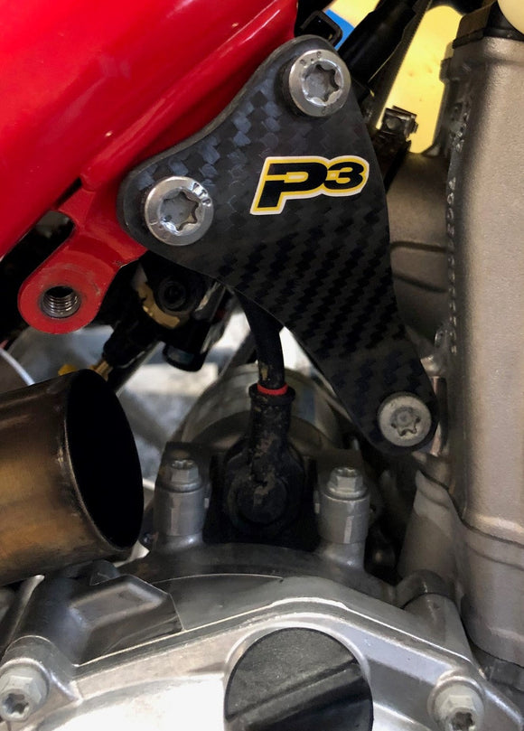 P3 Carbon Engine Mounts | KTM / HUSQ / GasGas | 250/350/450 XC-F/SX-F/FC/FX/MC/EX | 2019-2022 (See Fitment Chart)
