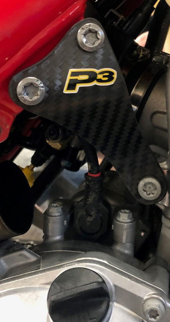 P3 Carbon Engine Mounts | KTM / HUSQ / GasGas | 250/350/450 XC-F/SX-F/FC/FX/MC/EX | 2019-2022 (See Fitment Chart)