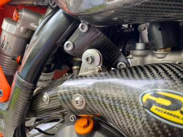 Carbon Engine Mounts | KTM / HUSQ  | FE501(s) 500 EXC-F 500 XCFW | 2020-2023 (See Fitment Chart)